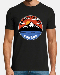 lac cowichan canada avec montagne