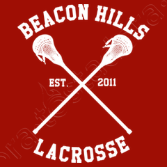 Lacrosse beacon hills teen wolf t shirt tostadora
