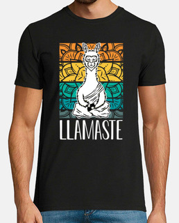 Ladies Yoga LLamaste Kawaii Llama