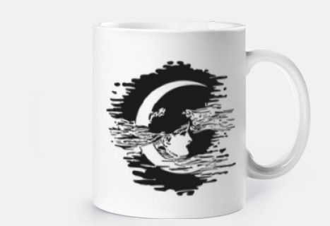 Lady in the moon