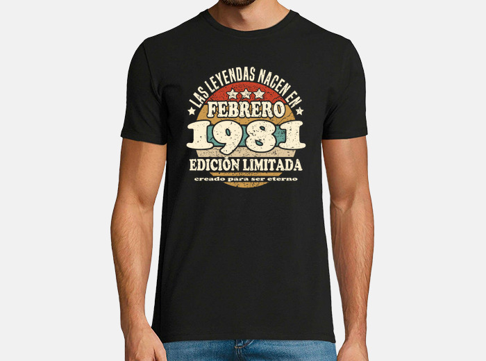 Camiseta hombre las leyendas nacen en