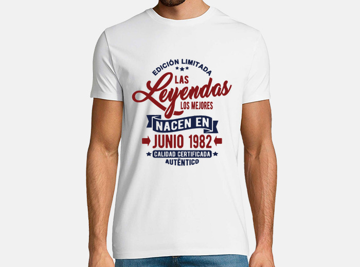 Las Leyendas nacen en Marzo de 1982-39 años Cumpleaños Camiseta 