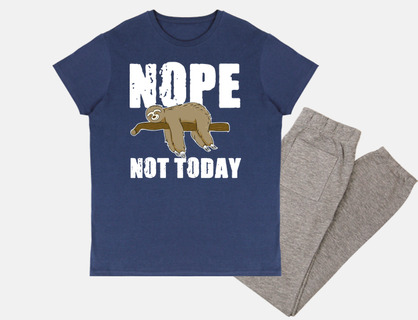 lazy sloth not today