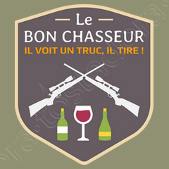 Tee shirt le bon chasseur les inconnus tostadora