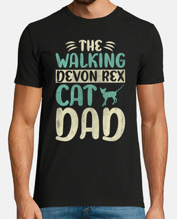 le chat devon rex qui marche papa chat 