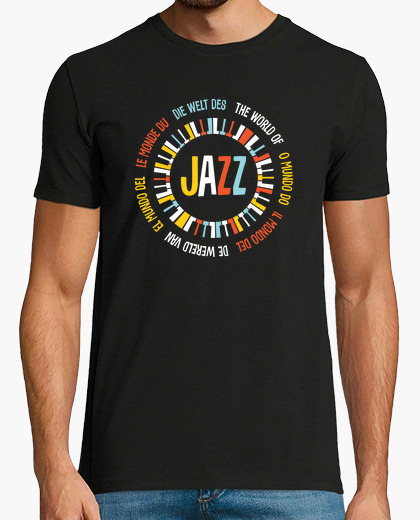 Tee-shirt le monde du jazz-el mundo del jazz-le m