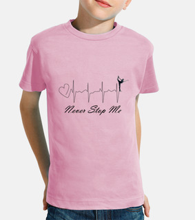 le patinage ne sarrête jamais t-shirts enfant