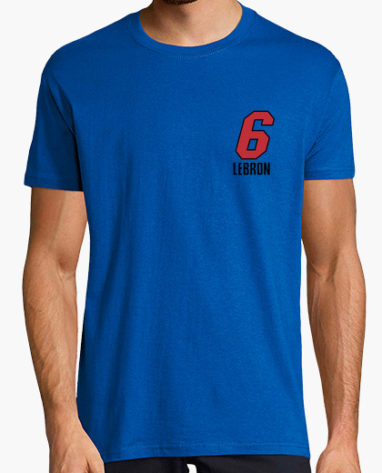 t shirt lebron james uomo blu