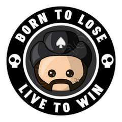 born to lose live to win logo