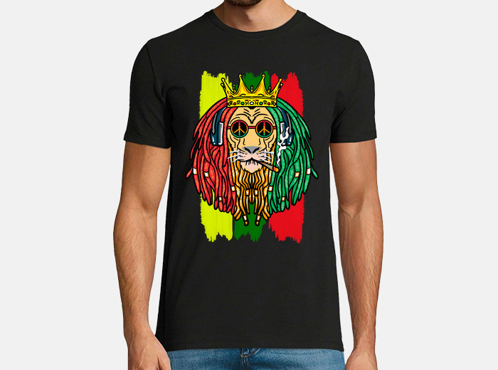 Camisetas Leon rastafari - Envío Gratis | laTostadora
