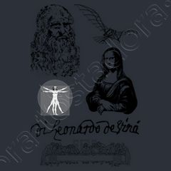 Leonardo da vinci t-shirt | tostadora