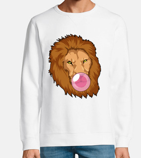 leone con gomma da masticare