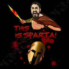 Leonidas - this is sparta! (300) t-shirt