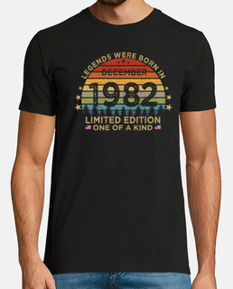 les légendes sont nées en décembre 1982 anniversaire patriotique américain vintage