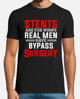 les stents sont pour les mauviettes les vrais hommes ont un pontage