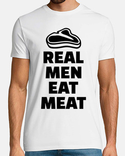 les vrais hommes mangent de la viande