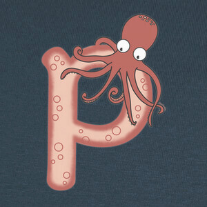letter p octopus T-shirts