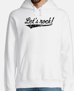 lets rock - rock n roll - vintage black