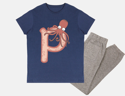 letter p octopus