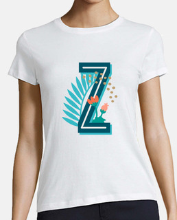 T-shirt donna Lettera z - Spedizione gratis | Tostadora.it