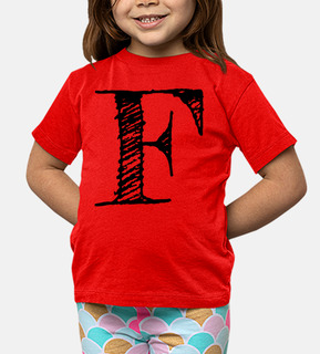 lettre F géante manuscrite prénom f