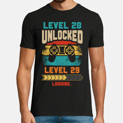 Camiseta level 28 unlocked level 29 loading | laTostadora