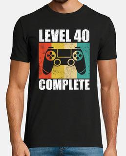 Level 40 Complete 40th Birthday Gamer