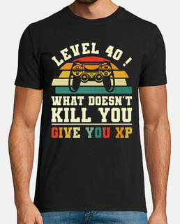 Level 40 Unlocked 40th Birthday Gamer