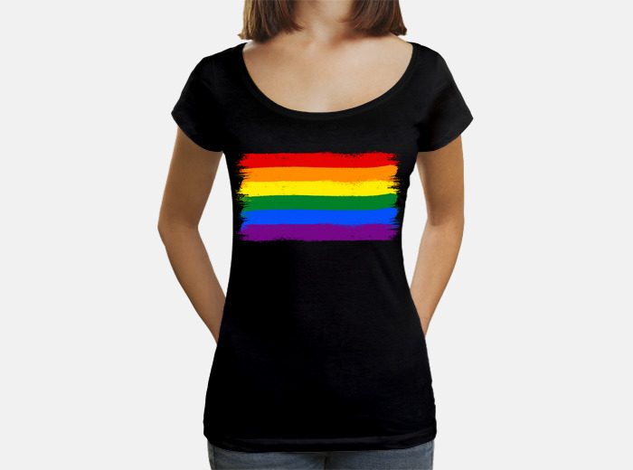 Tee-shirt lgbt gay pride drapeau chemise