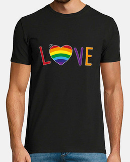 lgtb love t-shirt homme