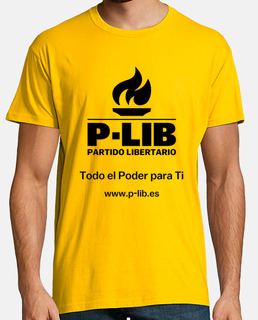 libertarian party logo black - man - yellow