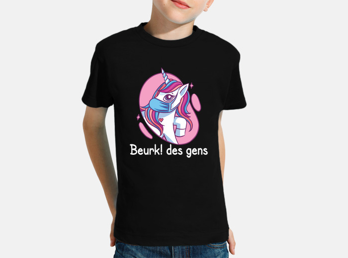 Tee shirt enfant licorne mignonne drole tostadora