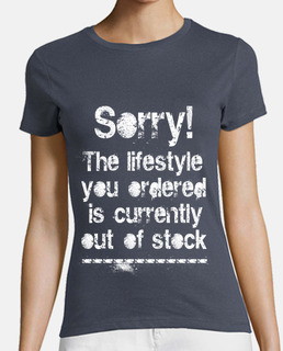 Lifestyle is out of stock (blanco)