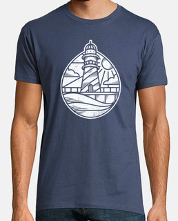 Lighthouse Water Drop Vintage Design