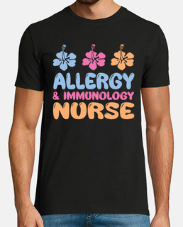 linda camisa de enfermera de inmunologí