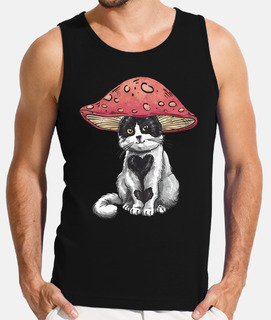 lindo gato hongo decoración lgbtqia
