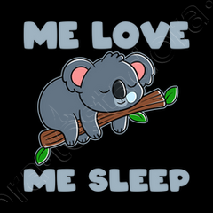 Cuadro lindo koala soñador durmiendo koala | laTostadora