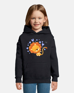 lion avec coeurs
