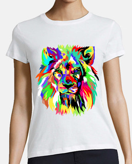 lion coloré