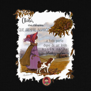 T-shirt little Jane Autumn citazione Spagna1
