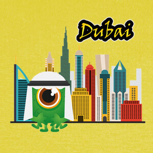 Camisetas Little Traveler Dubai