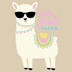 Bolsa llama con gafas de sol laTostadora