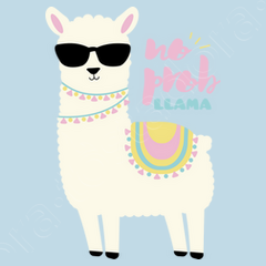 Llama con best sale gafas de sol