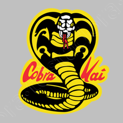 B&S Boutique Miyaga Do Inspired By Cobra Kai Maglietta Grigio Donna Size S