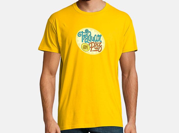 Camiseta logo traducir en paz laTostadora