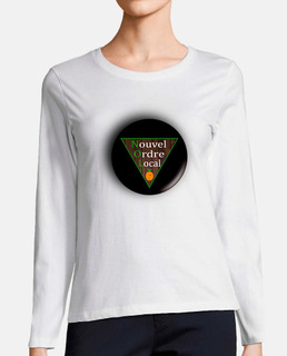 Logo bulle NOL T-shirt manche longue femme