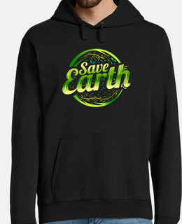 logo salva terra con piante verdi asiat