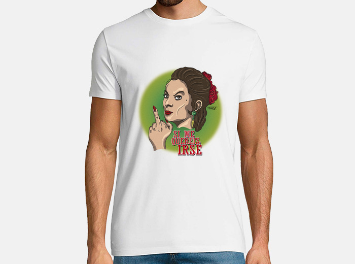 Camiseta mujer manga corta Lola Flores Si me queréis irse