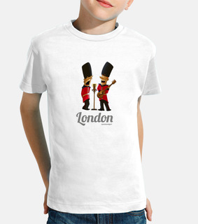 london boy manica corta bianca