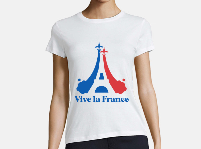 Long live france proud french flag t shirt tostadora